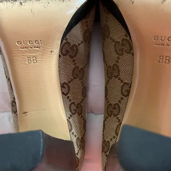 LET'S GO LADIES!!!!! GUCCI the whole set PURSE, WALLET AND SHOES (size8) - Picture 10 of 14